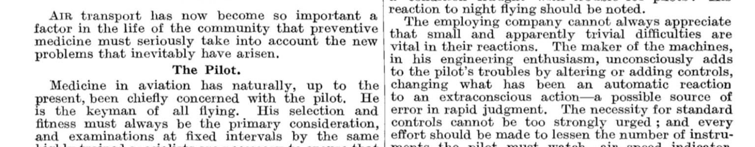 Featured Post Image - Aviation Human Factors — 1932 paper