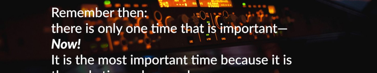Featured Post Image - Only one time